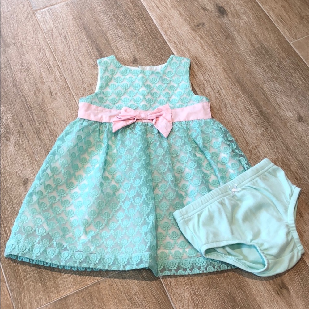 LIKE NEW HARTSTRINGS BABY DRESS